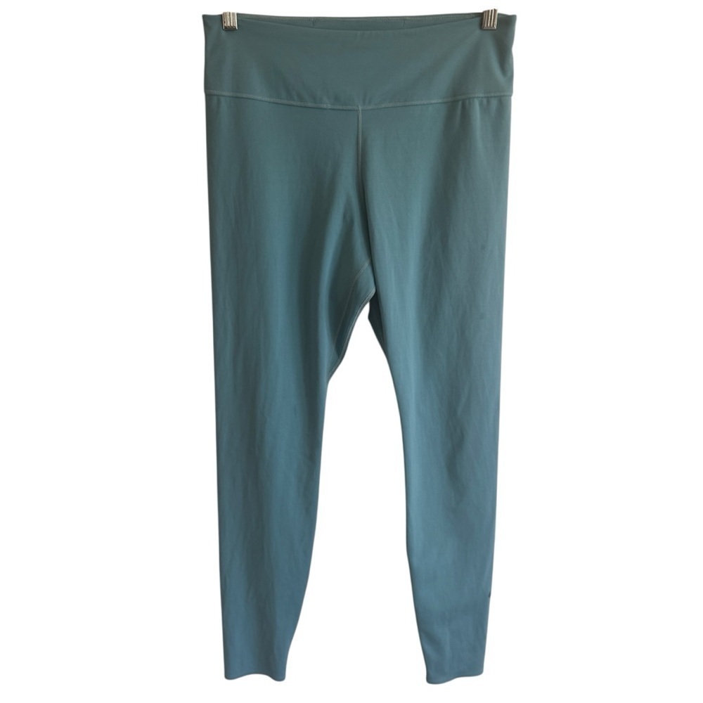 Nike One Luxe Mid-Rise Tights, Turquoise Blue, Size L